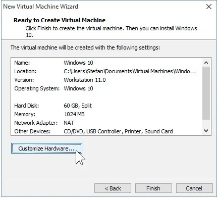 آموزش نصب ویندوز در VMware